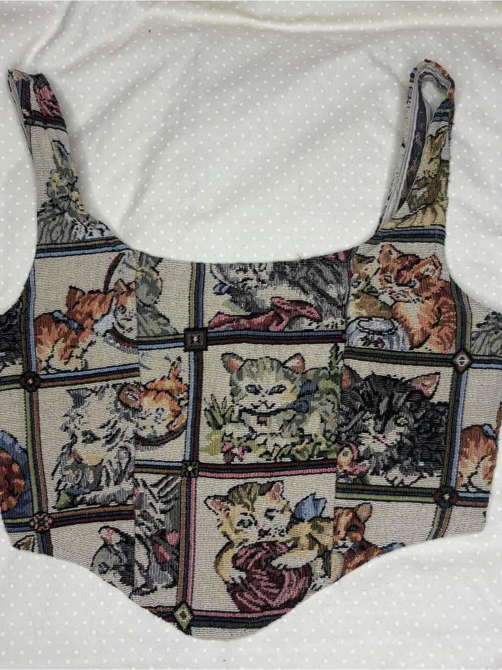 Cider Cat Lover Corset Small Tank Top
